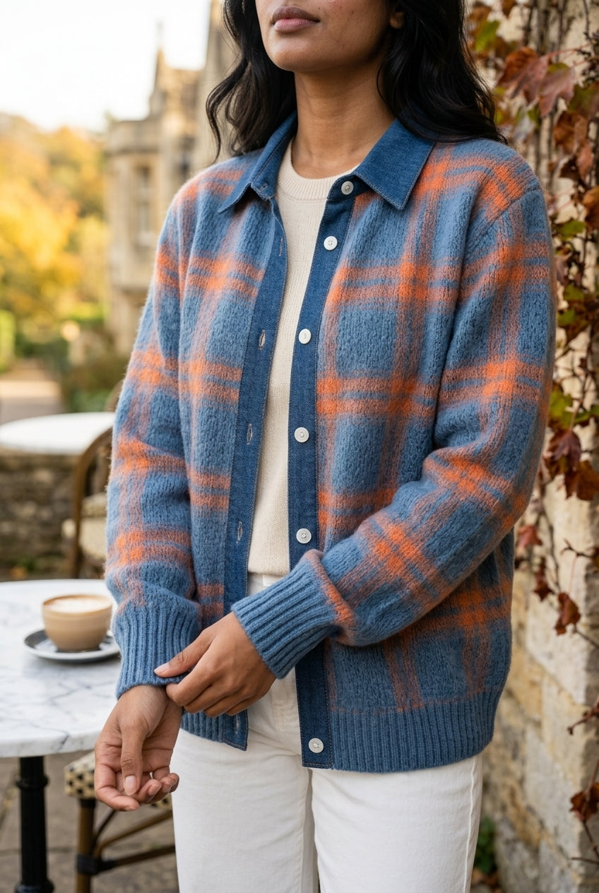 Yonea | Longline Button-Front Cardigan