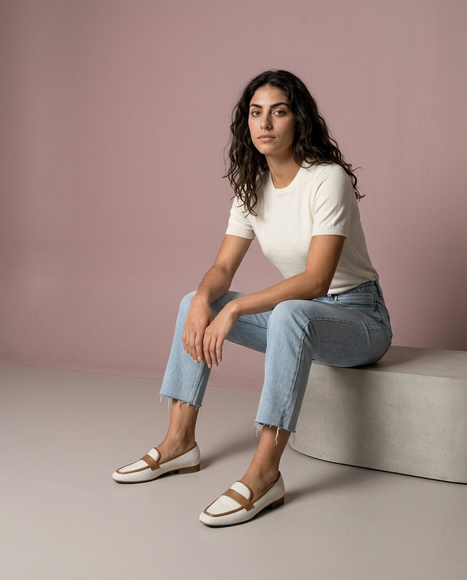 Lilis | Retro Penny Strap Loafers