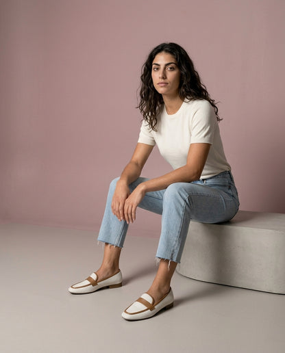 Lilis | Retro Penny Strap Loafers
