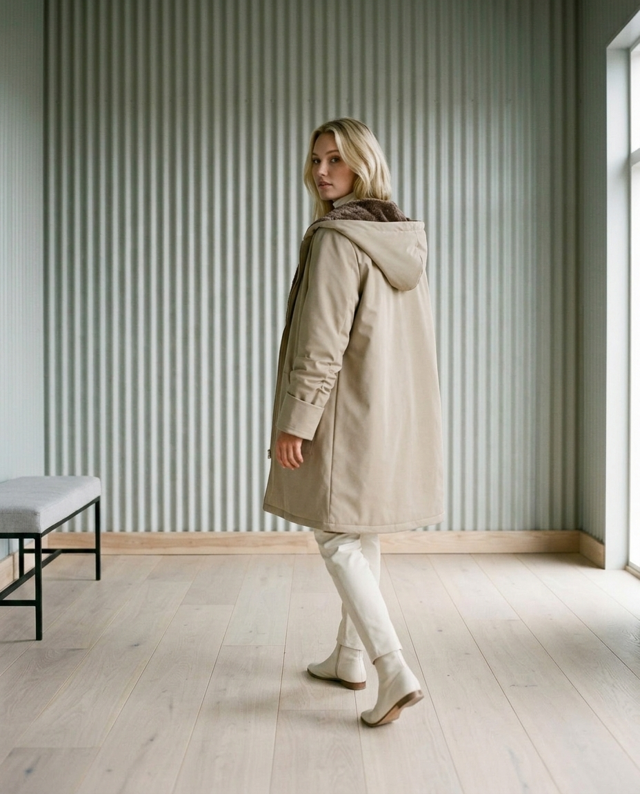 Umine | Longline Hooded Jacket