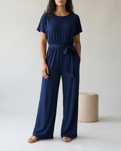Brina | Relaxed Tie-Waist Jumpsuit