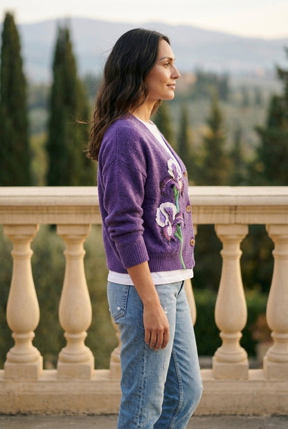 Ovya | Floral Button Cardigan