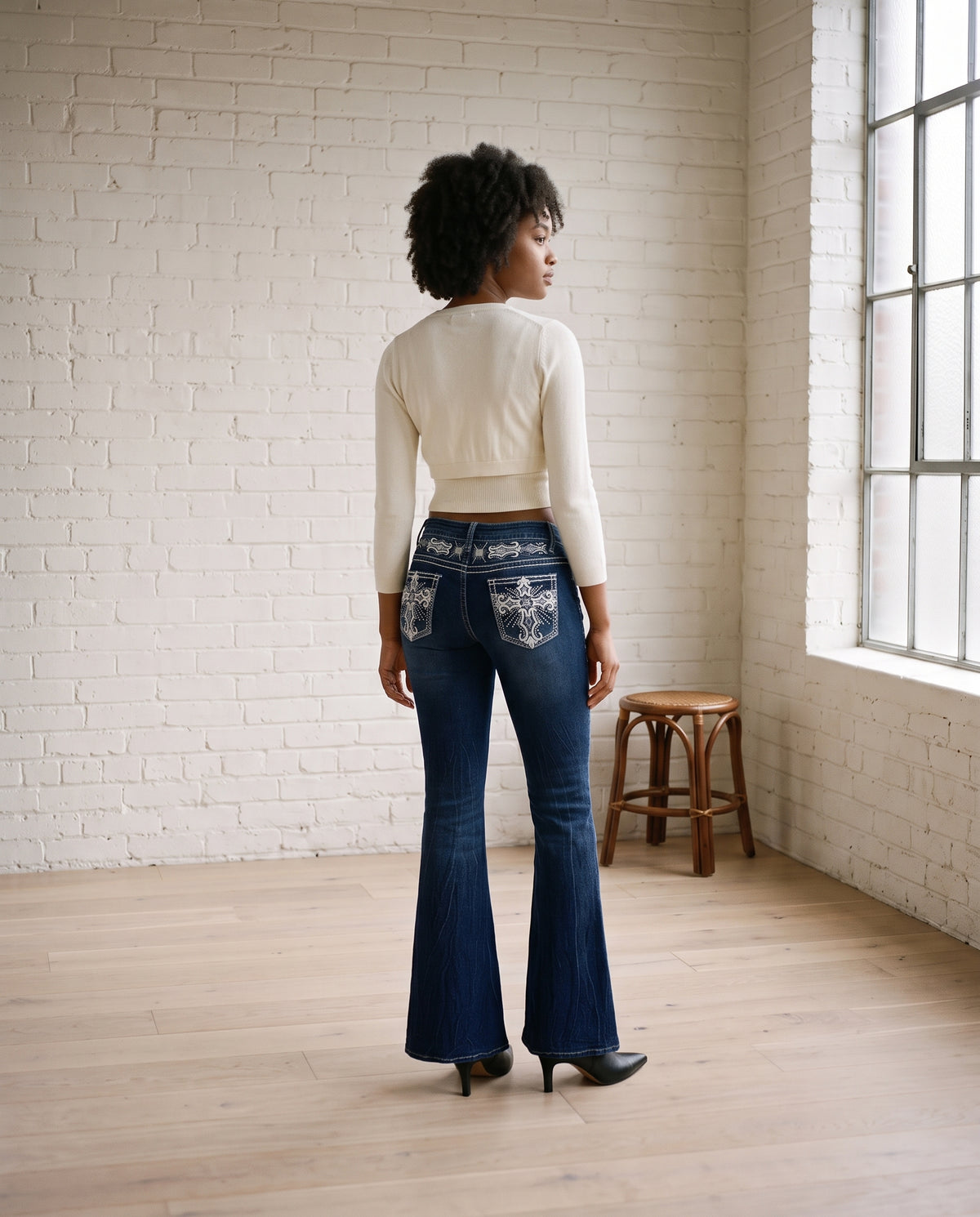 Idia | Low-Rise Flare Jeans