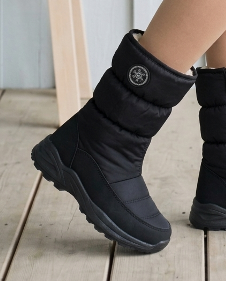 Thise | Quilted Fur-Lined Winter Boots