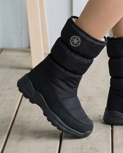 Thise | Quilted Fur-Lined Winter Boots