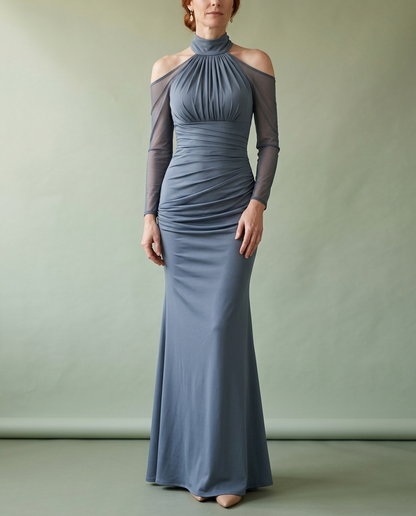Zanea | Cold-Shoulder Mermaid Gown