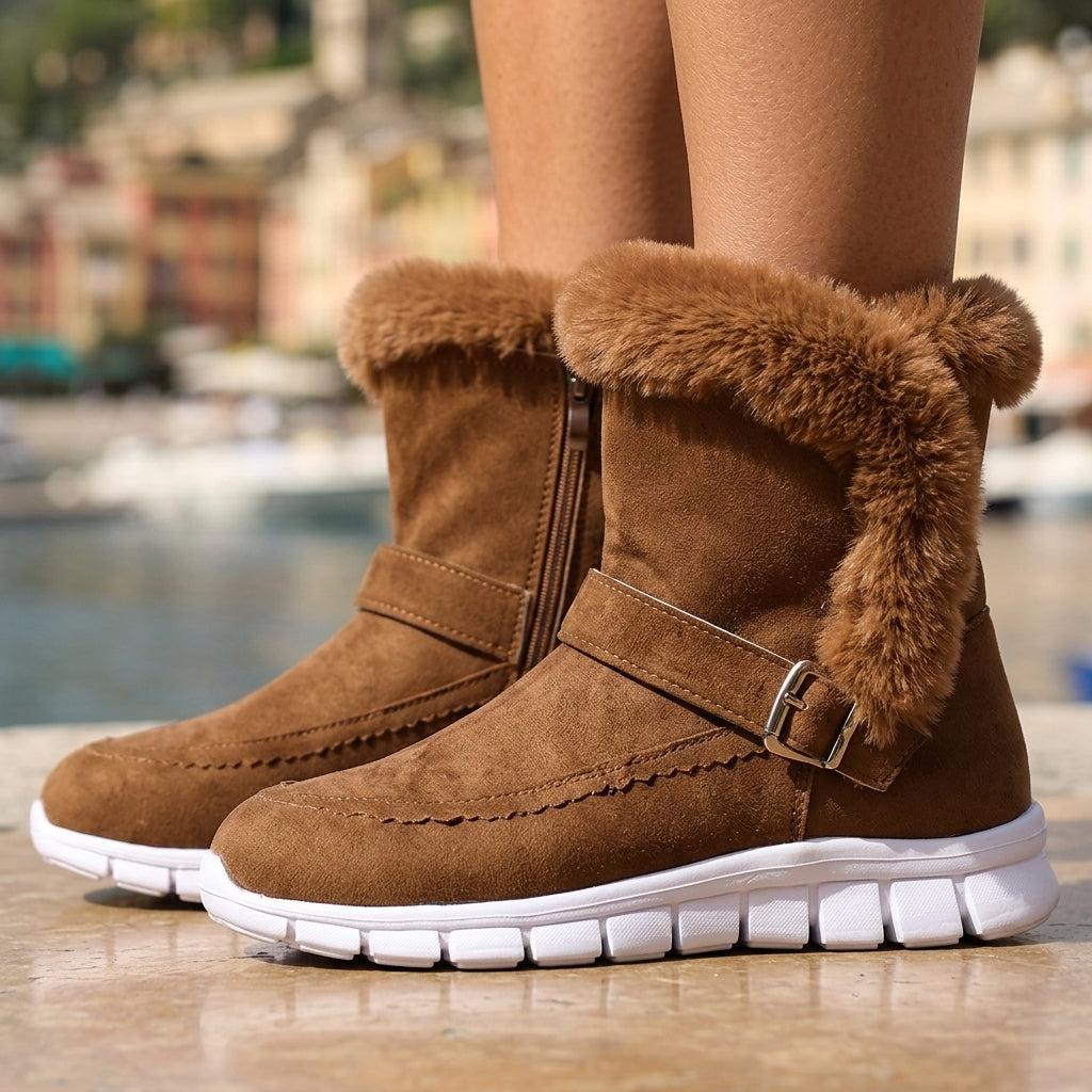 Ritis | Plush Cuff Ankle Boots