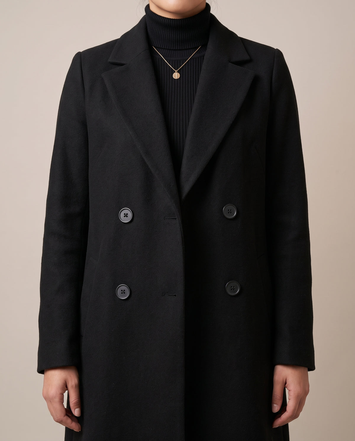 Erlis | Double-Breasted Long Coat