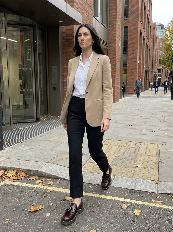 Sofia in our Ava Loafers